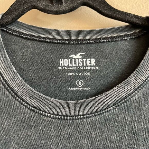 ✨ Hollister Women’s Acid Wash Good Vibes Shirt Small - Picture 3 of 8